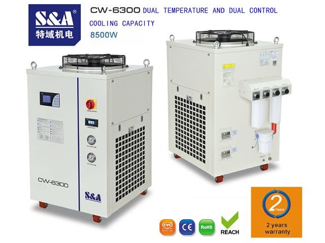 S_A air_water chiller for cooling IPG laser with 2 years war